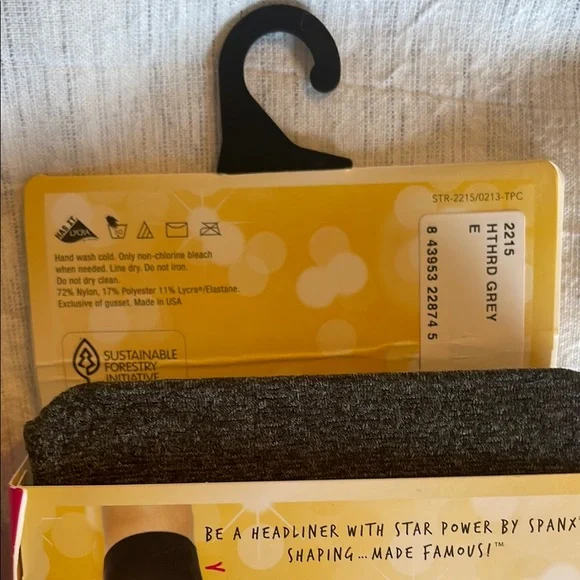 SPANX Heathered Gray Shaping Tights - Picture 5 of 8